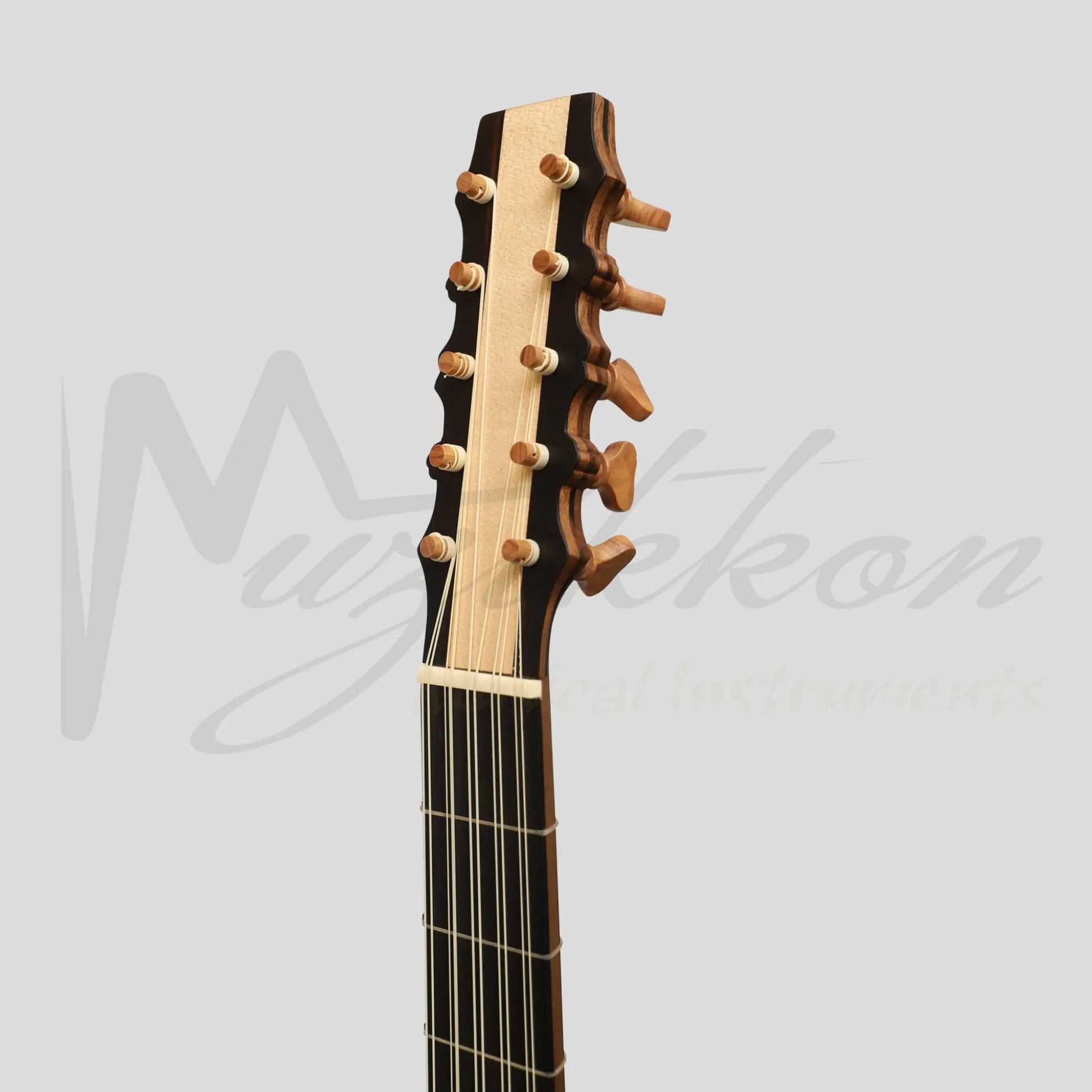 Heartland Sellas Baroque Guitar 5 Course Variegated Walnut Ebony