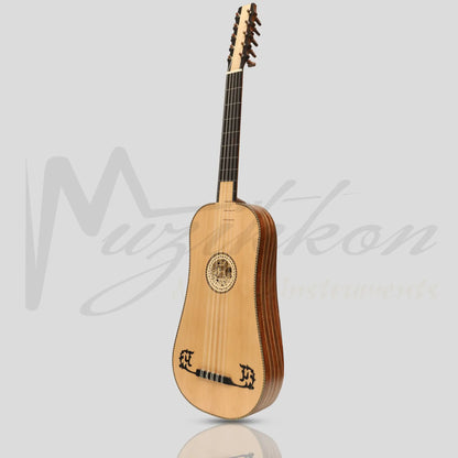 Heartland Sellas Baroque Guitar 5 Course Variegated Walnut Rosewood