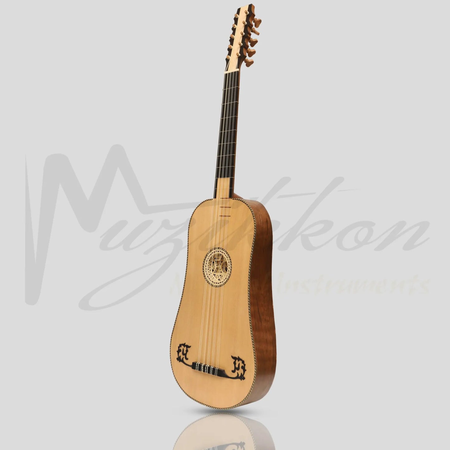 Heartland Sellas Baroque Guitar 5 Course Walnut