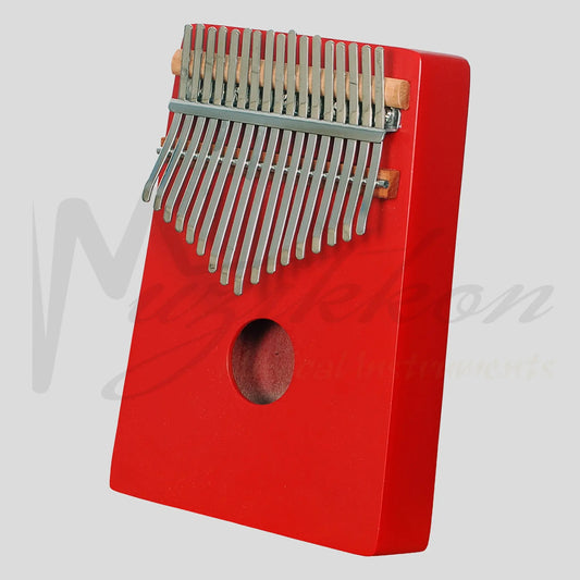 Heartland Thumb Piano African Kalimba Mbira Red