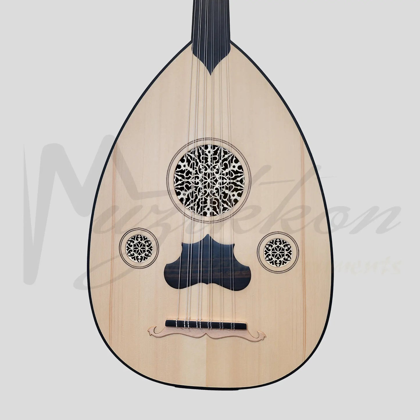 Heartland Turkish Oud 11 Strings Variegated Lacewood Walnut