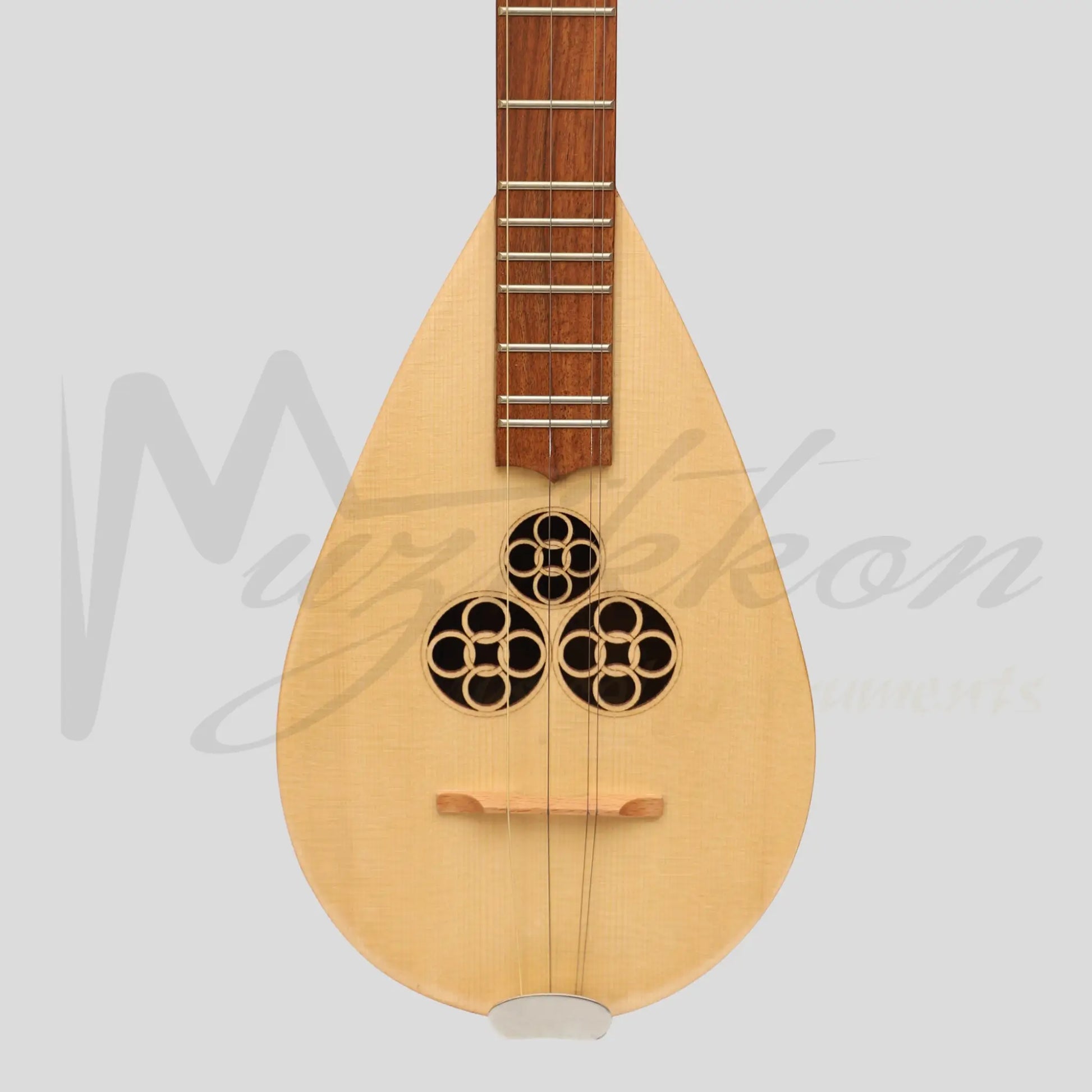 Heartland Wildwood Dulcimer Banjo 4 String Variegated Rosewood Lacewood