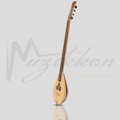 Heartland Wildwood Dulcimer Banjo 4 String Variegated Walnut Lacewood