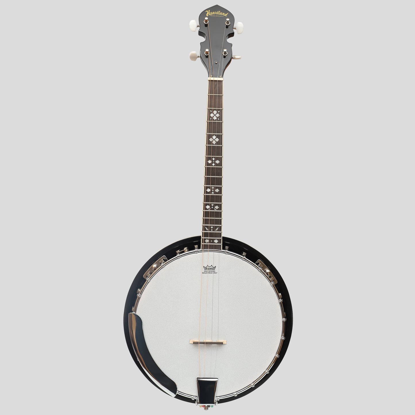 Heartland 4 String 17 Fret Irish Tenor Banjo Player Series with Closed Solid Back Sunburst Finish