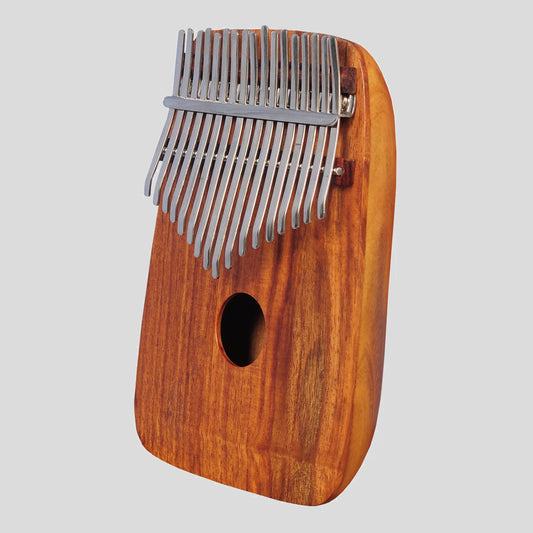 Heartland Mulberry Pianoforte rotondo sul retro del pollice, Kalimba africana, Mbira con parte superiore in palissandro