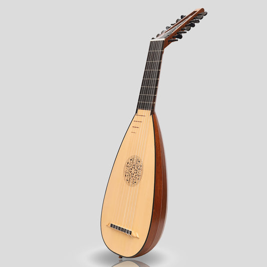 Heartland Travel Lute, 8 Course Rosewood Left Handed by Muzikkon