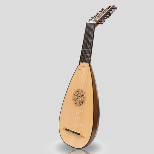 Heartland Travel Lute, 8 Course Walnut Left Handed by Muzikkon