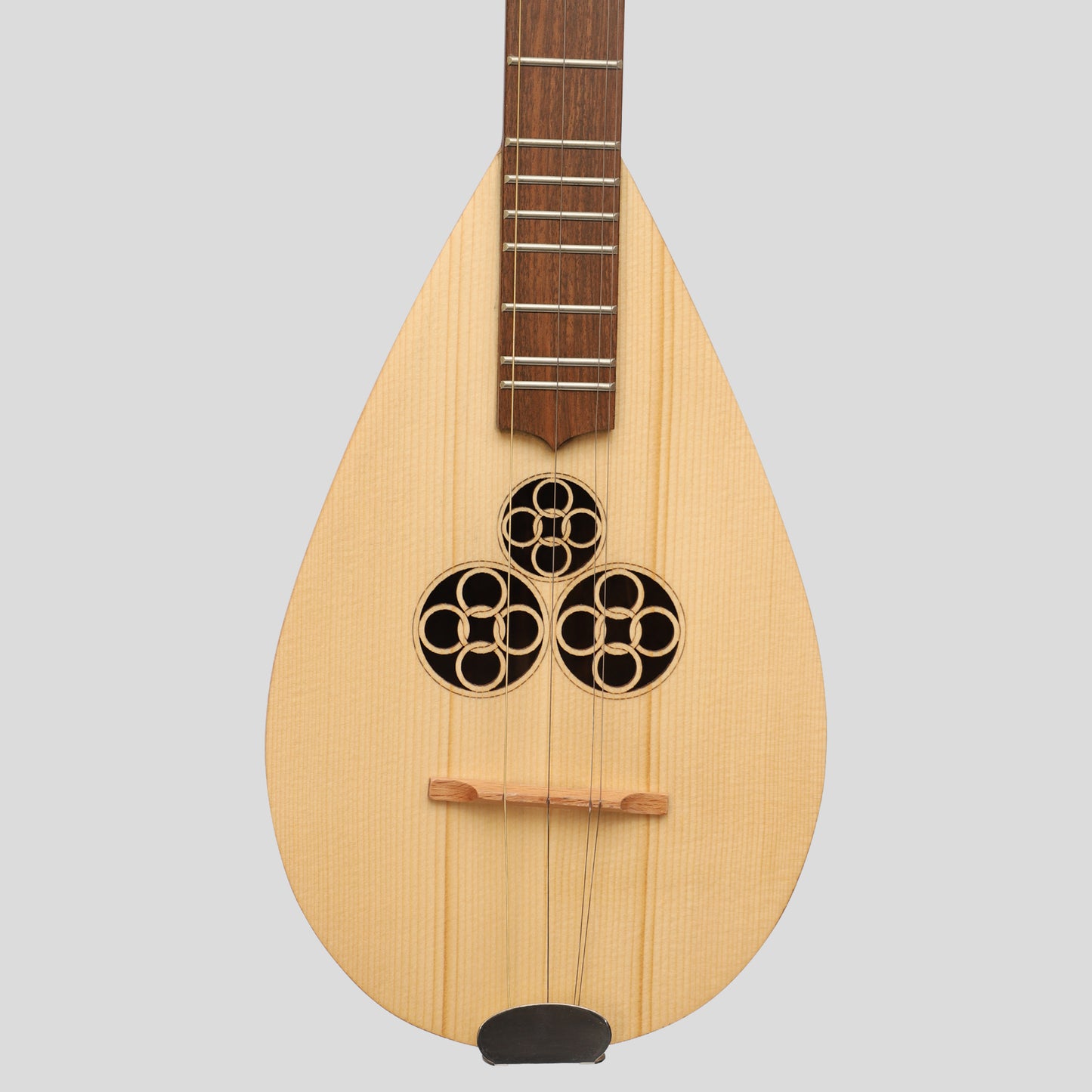 Heartland Wildwood Dulcimer Banjo, 4 String Lacewood