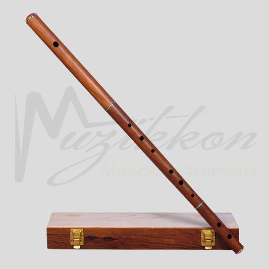 Irish Flute D Tune Rosewood Without Tuning Slide With Wooden Case