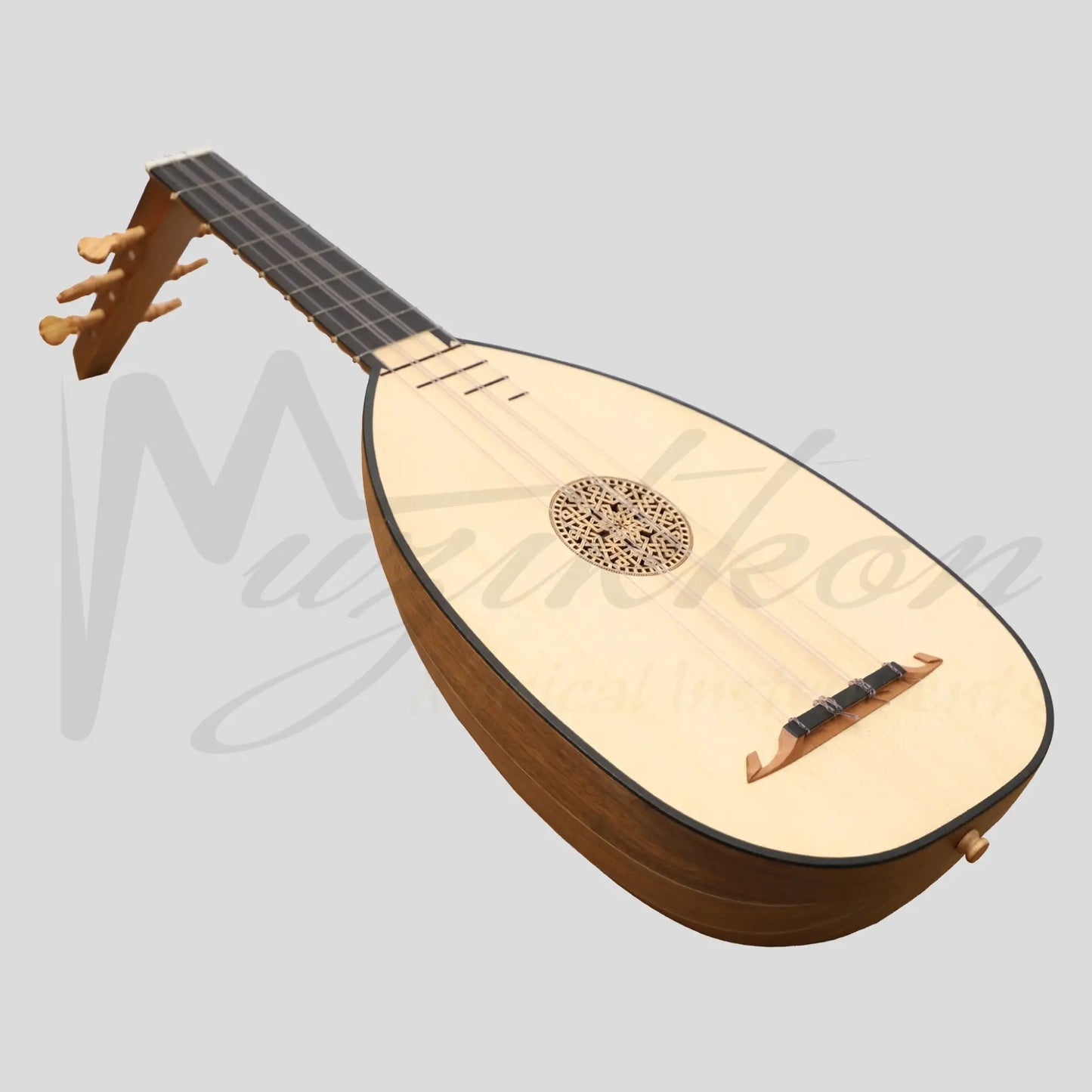 Lute Ukulele 6 Strings Tenor Walnut