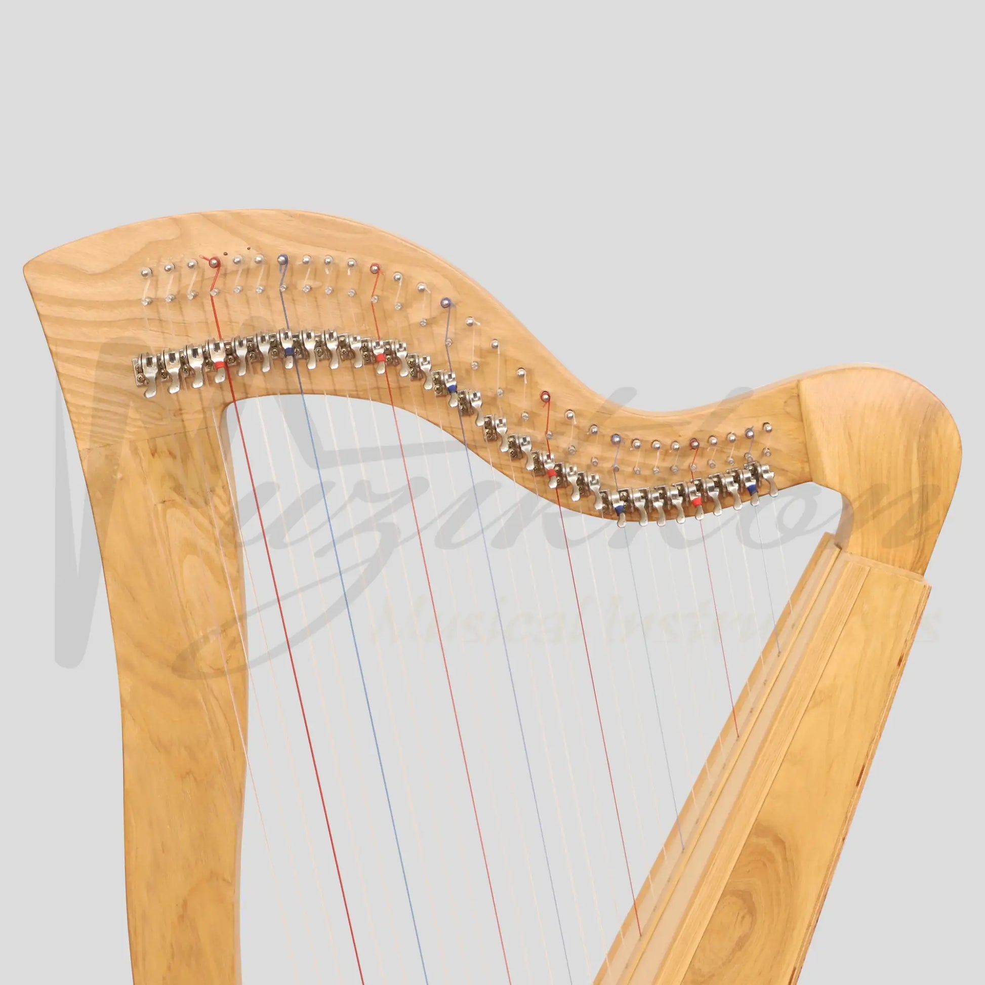 Mchugh Harp 29 Strings Ashwood Square Back