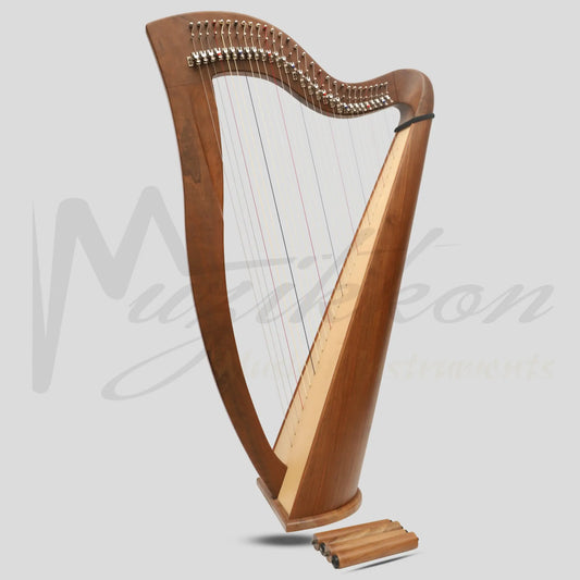 Mchugh Harp 29 Strings Round Back Walnut