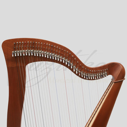 Mchugh Harp 38 Strings Mahogany Round Back