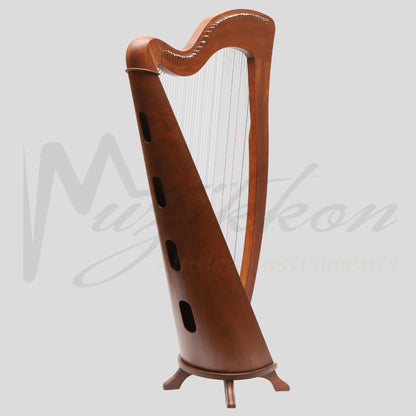 Mchugh Harp 38 Strings Rosewood Round Back