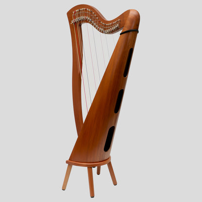 Muzikkon Mchugh Harp 27 Strings Mahogany Round Back