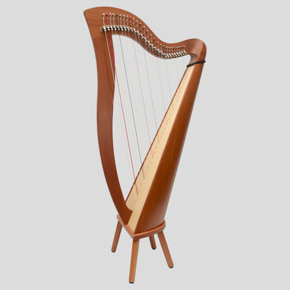 Muzikkon Mchugh Harp 27 Strings Mahogany Round Back