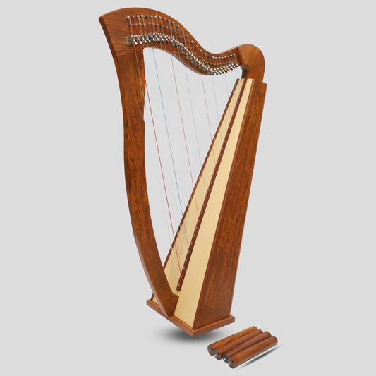 Muzikkon McHugh Harp 27 Strings Rosewood Square Back