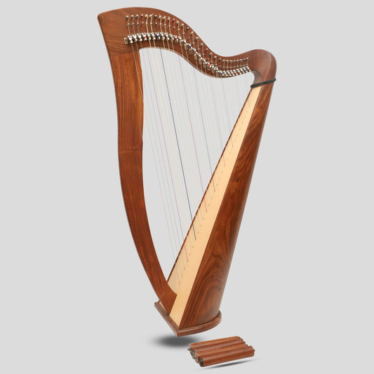 McHugh Harp 29 Strings Rosewood Round Back