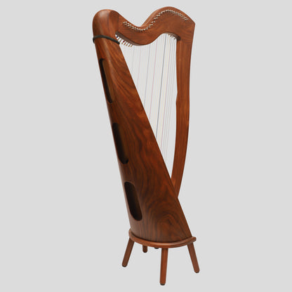 McHugh Harp 29 Strings Rosewood Round Back