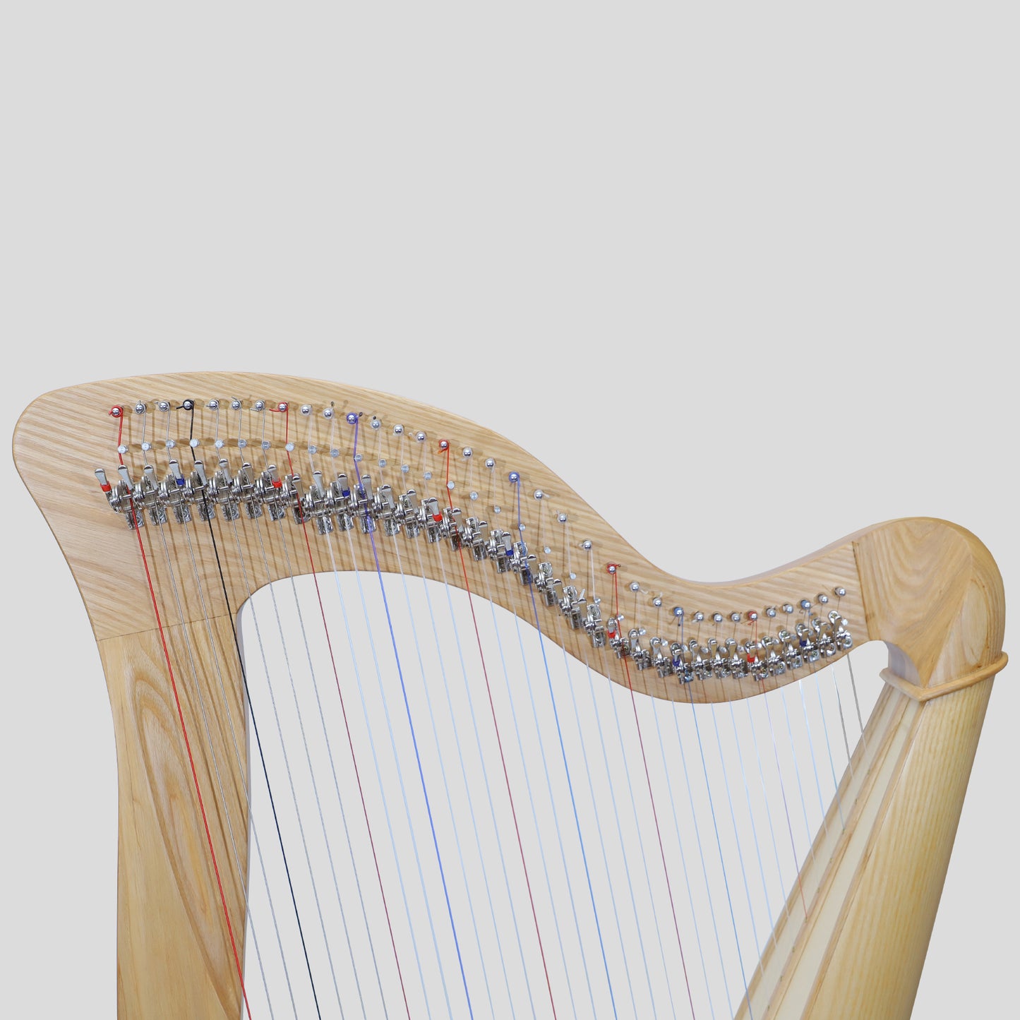 McHugh Harp 34 Strings Ashwood Round back