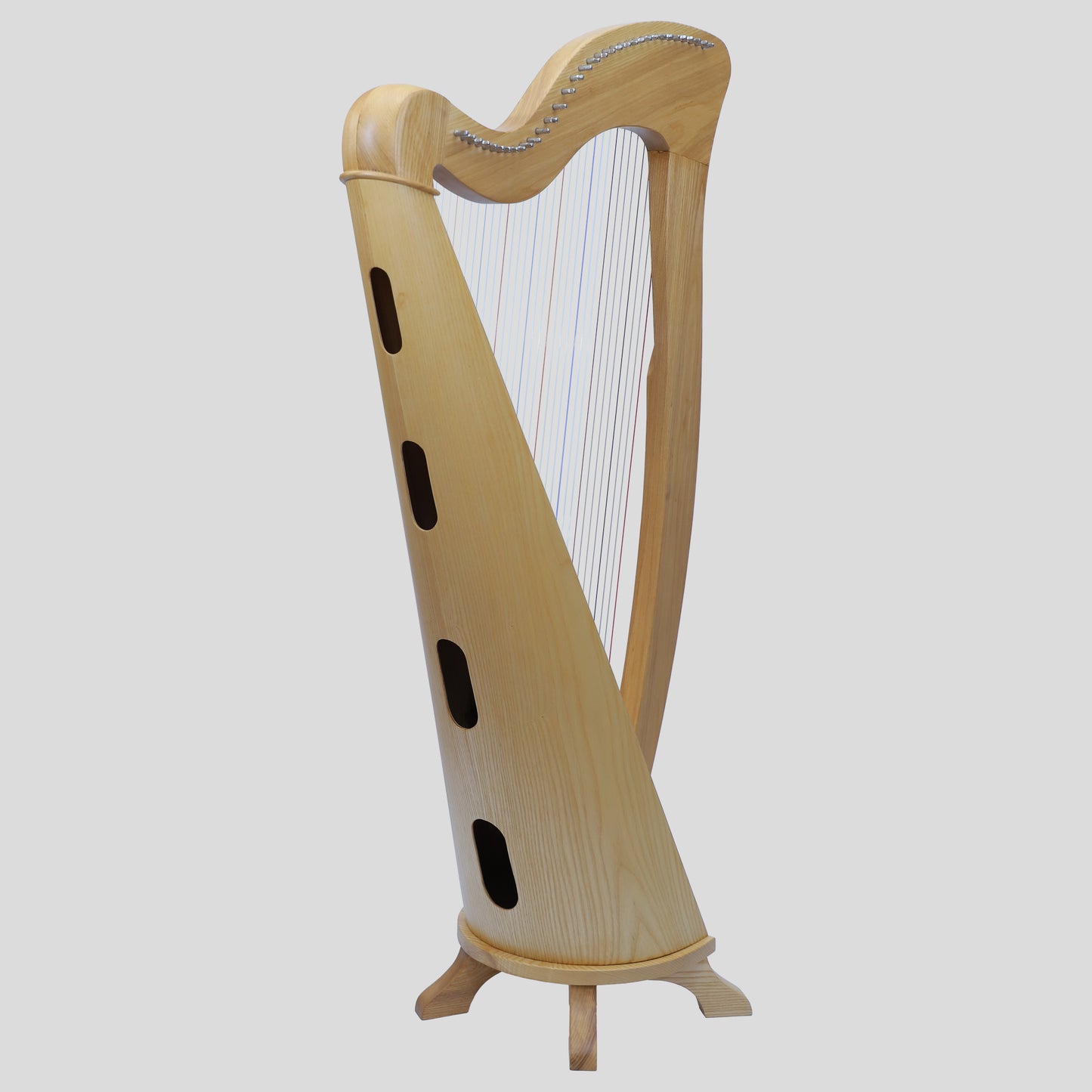 McHugh Harp 34 Strings Ashwood Round back