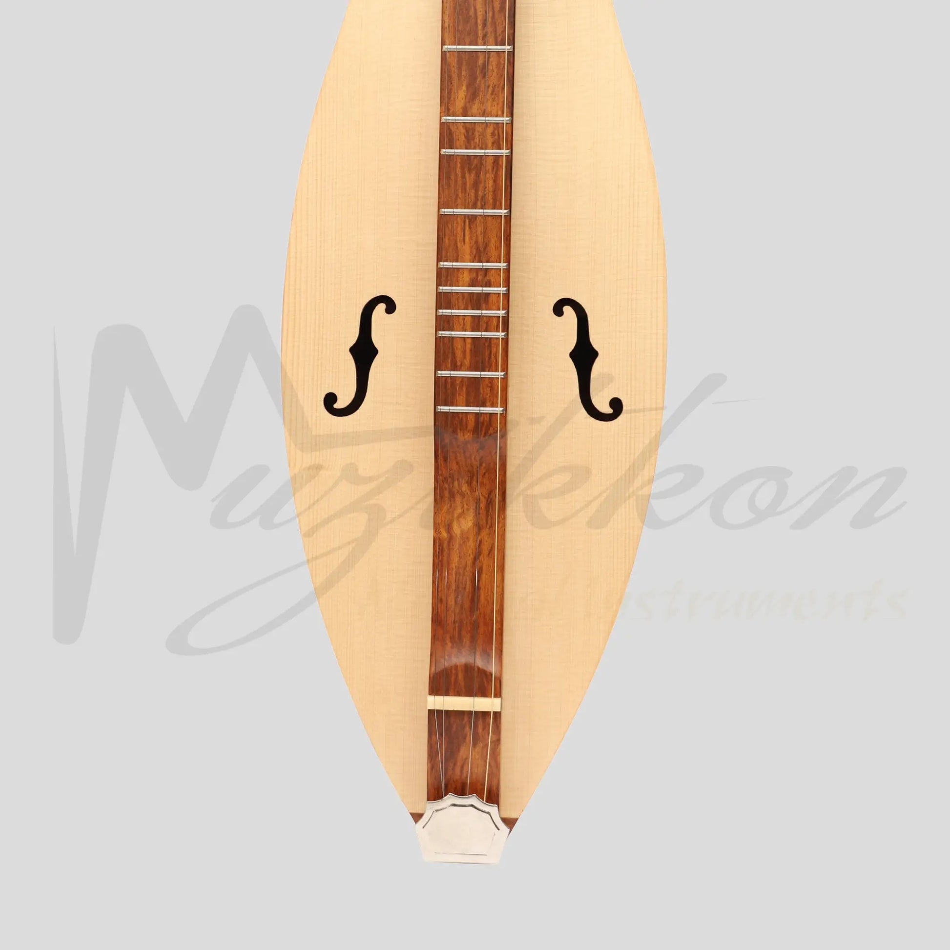 Mountain Dulcimer 4 String F-Hole Rosewood With Nickel Finish Hardware