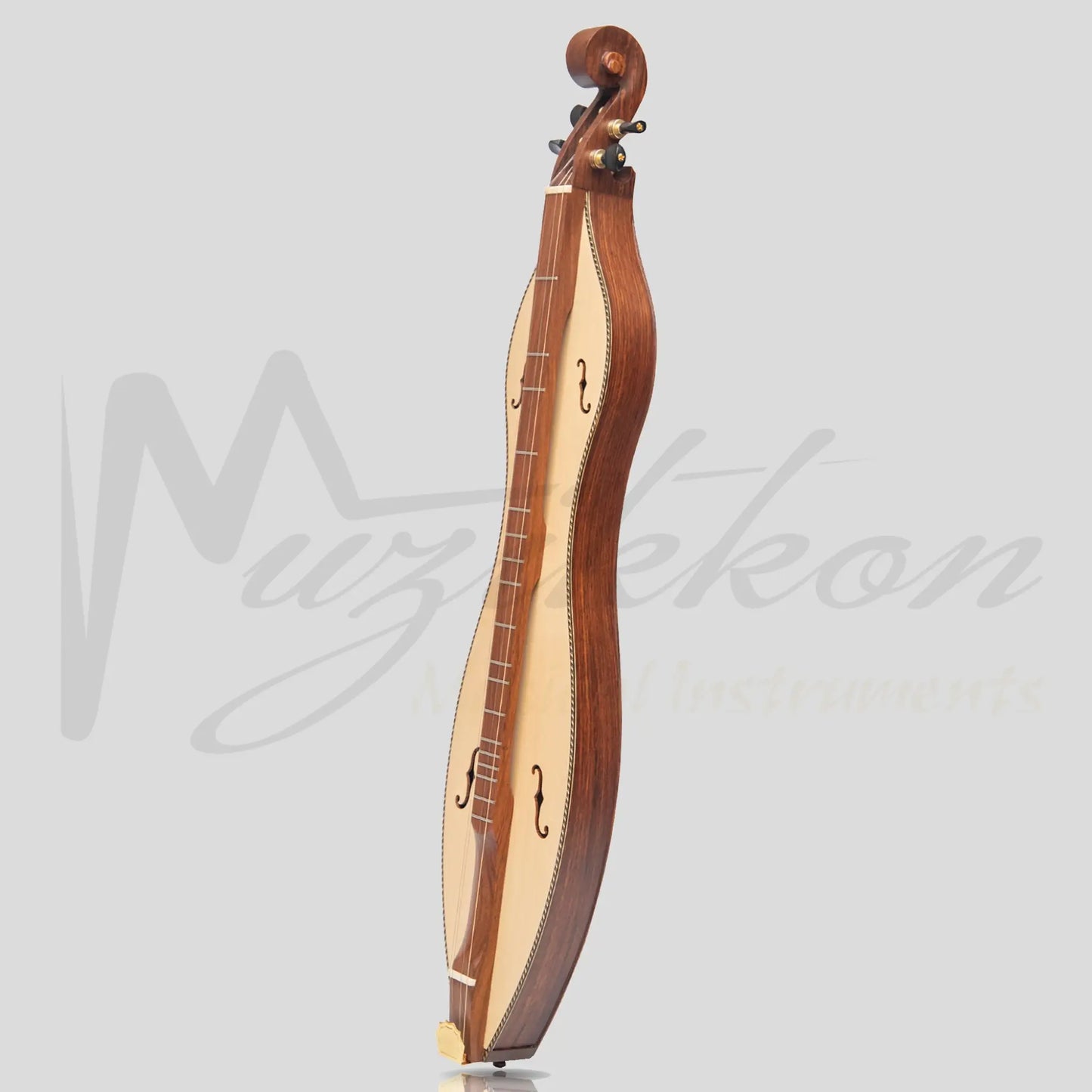 Mountain Dulcimer 4 String F-Hole Rosewood With Purfling