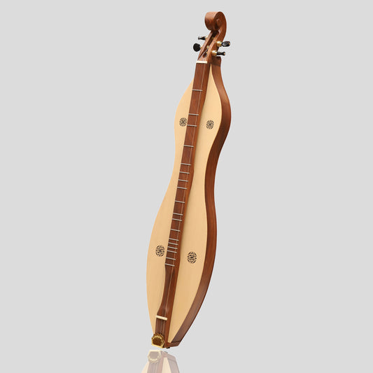 Mountain Dulcimer 4 String Knotwork Scroll Rosewood