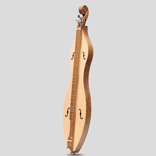 Montagna Dulcimer 4 String F-Hole Noce con Finitura Nichel