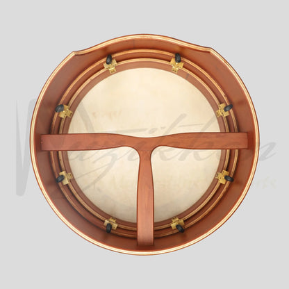 Muzikkon 14”X5’’ (35.5X12.5 Cm) Premium Celtic Irish Bodhran With Easy Tune System Deep Rim