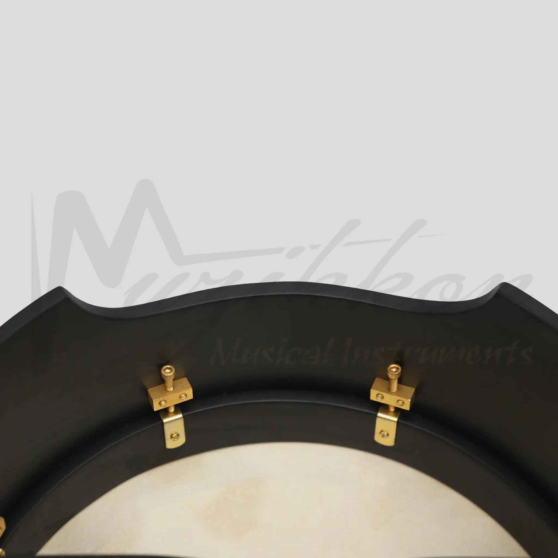 Muzikkon 14’’X6’’ Heartland Tunable Irish Bodhran Drum Deep Rim With T-Bar & Taped Finish Tune