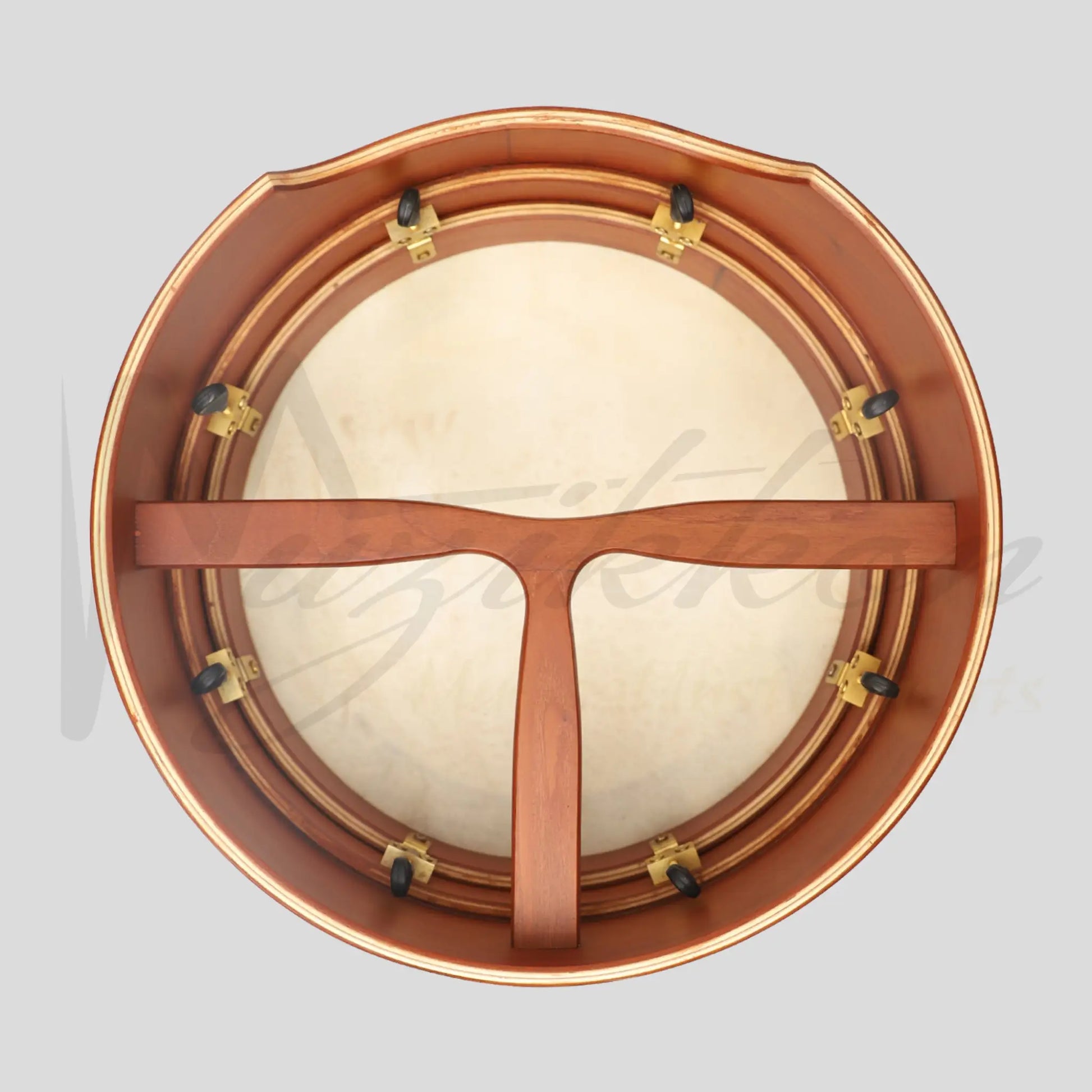 Muzikkon 15”X5’’ (38X12.5 Cm) Premium Celtic Irish Bodhran With Easy Tune System Deep Rim T-