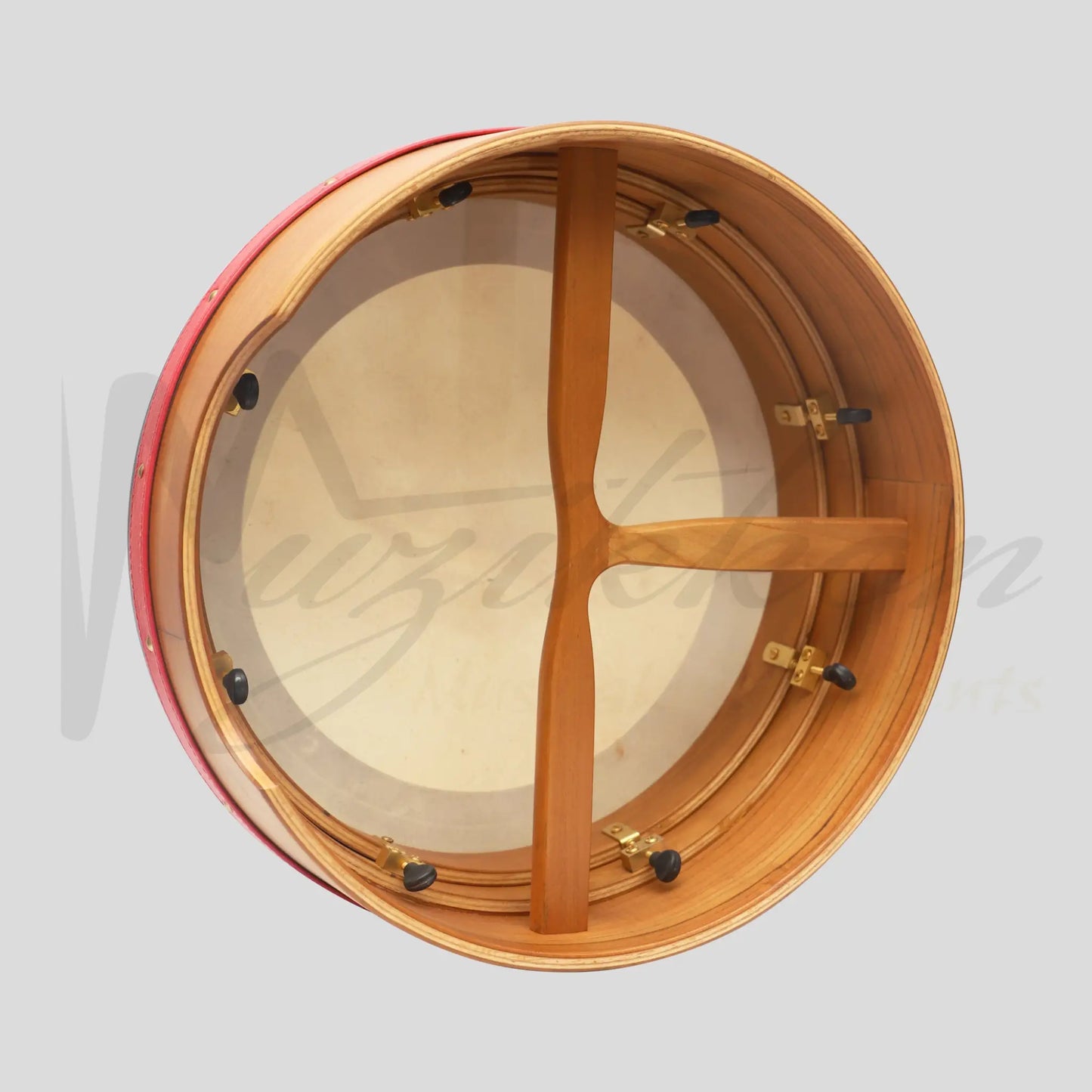 Muzikkon 16”X5’’ (40.5X12.5 Cm) Premium Celtic Irish Bodhran With Easy Tune System Deep Rim