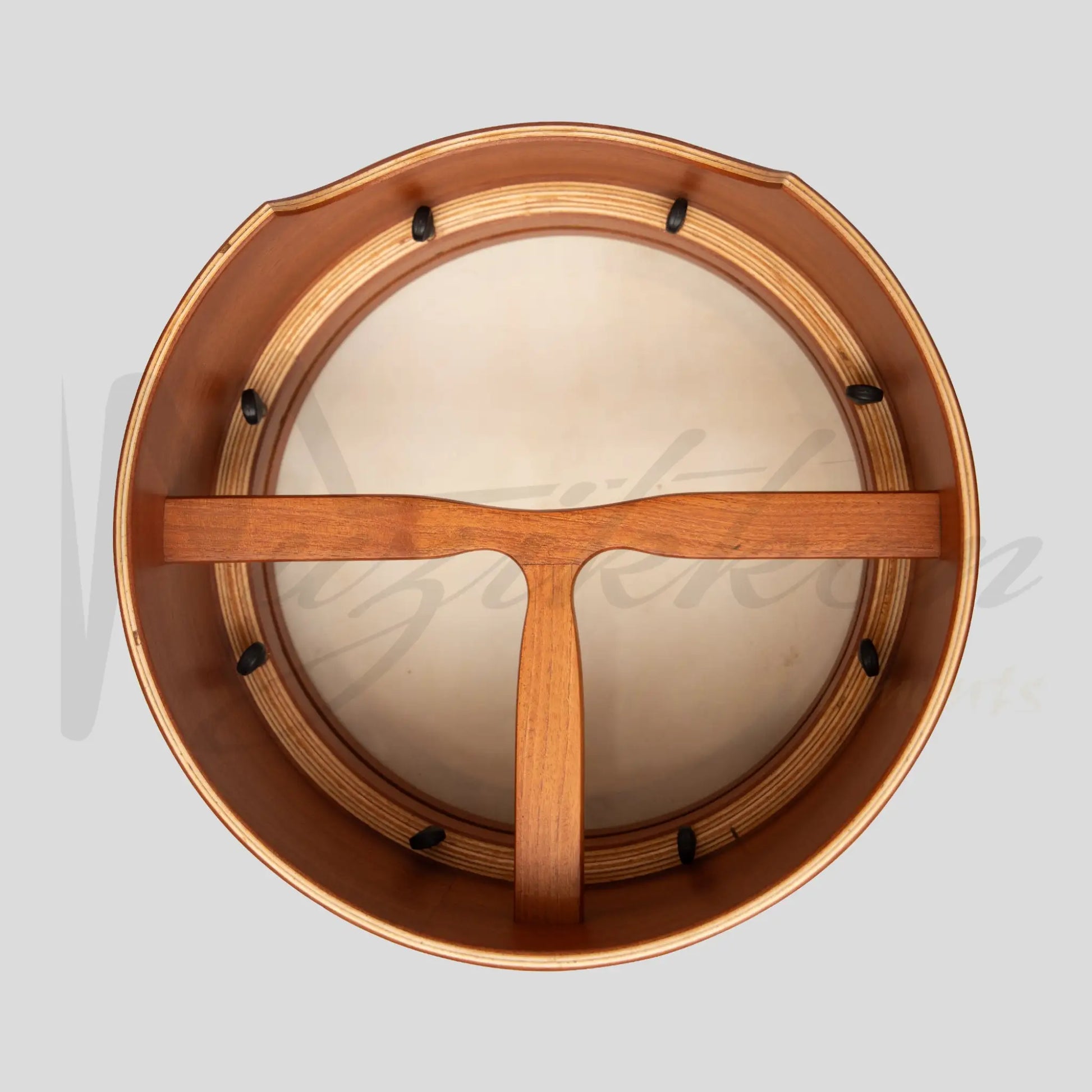 Muzikkon 16”X6’’ Premium Celtic Irish Bodhran With Easy Tune System Deep Rim T-Bar & Taped Finish