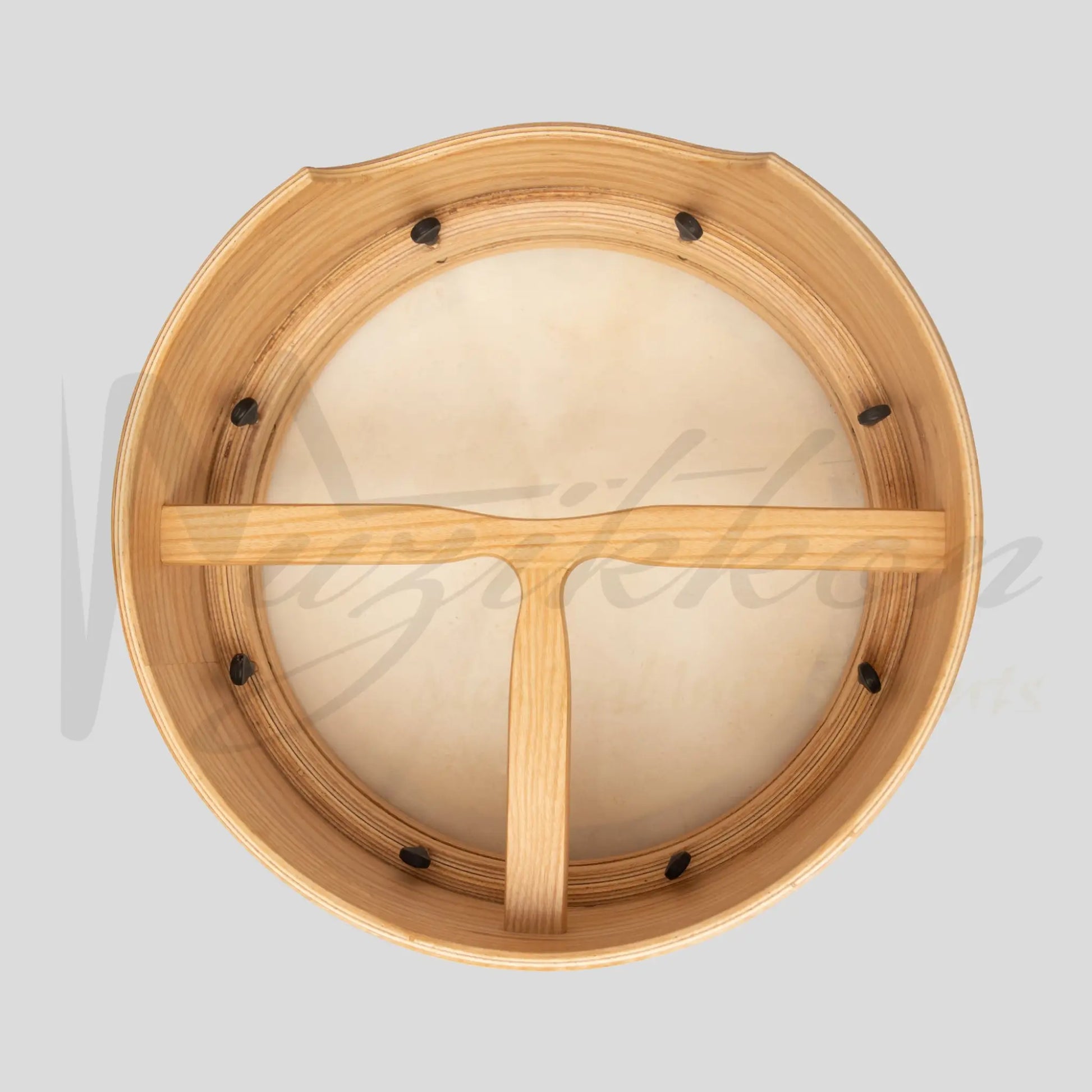 Muzikkon 16”X6’’ Premium Celtic Irish Bodhran With Easy Tune System Deep Rim T-Bar & Taped Finish