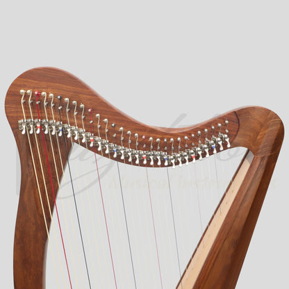 Muzikkon 29 String Ard Ri Harp Rosewood