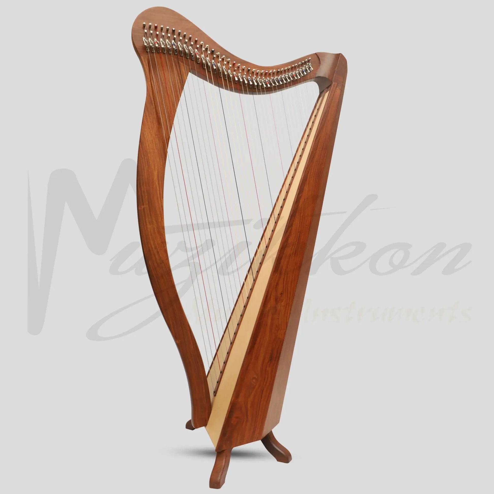 Muzikkon 36 String Ard Ri Harp Rosewood