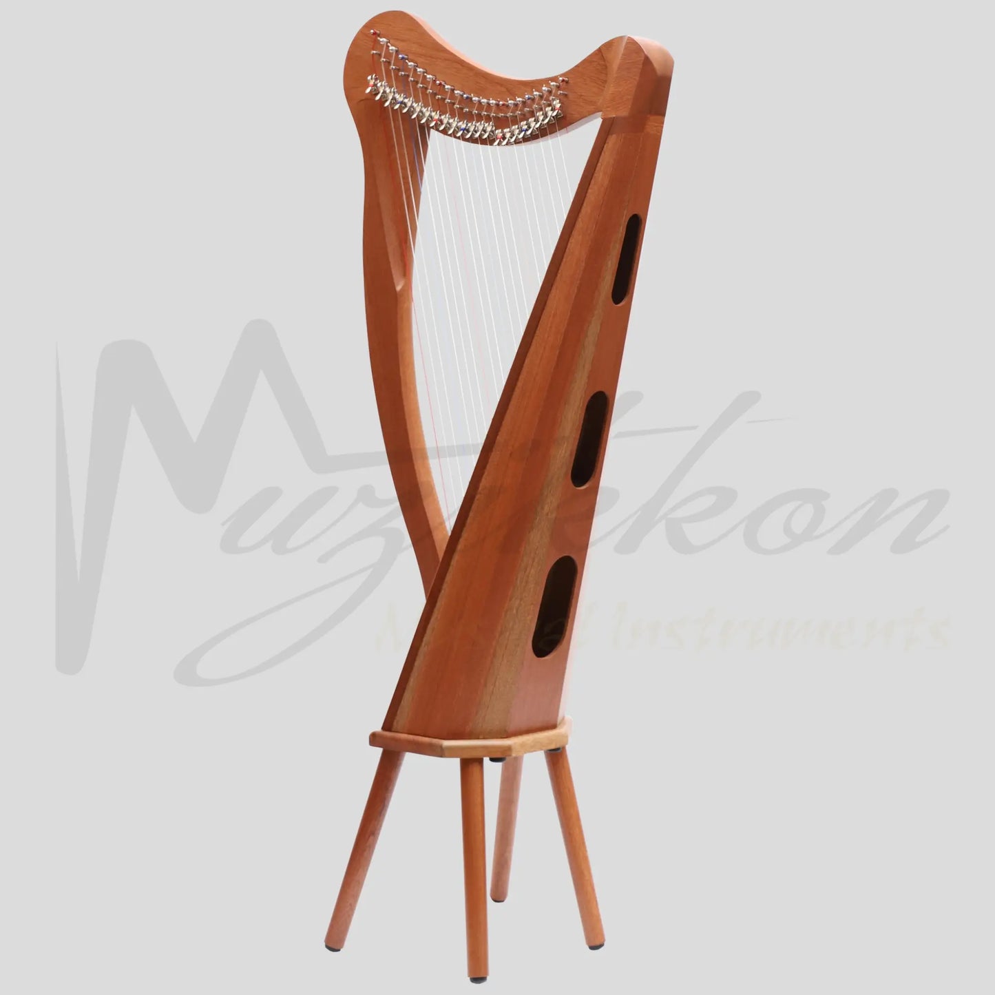 Muzikkon Ard Ri Harp 22 String Mahogany