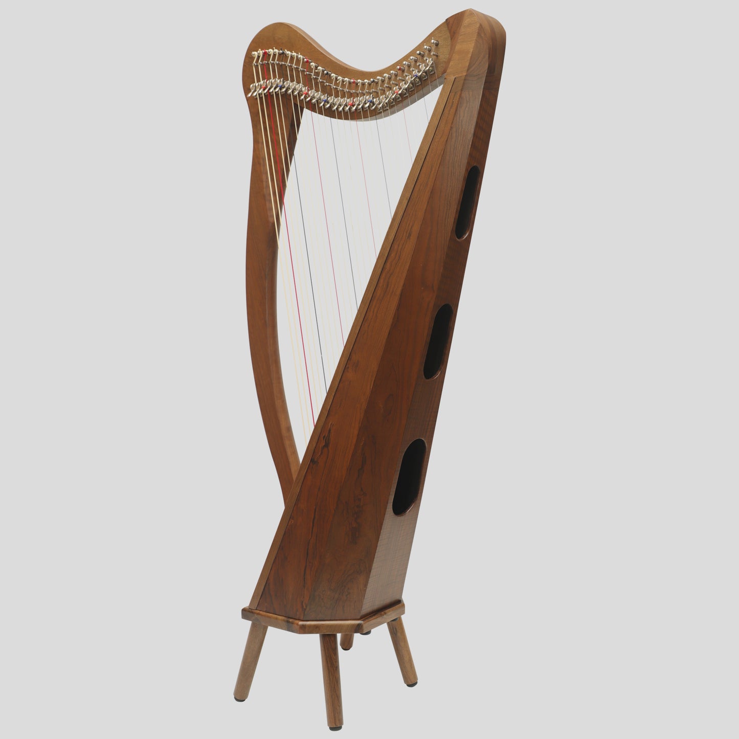 Muzikkon 29 String Ard Ri Harp Walnut