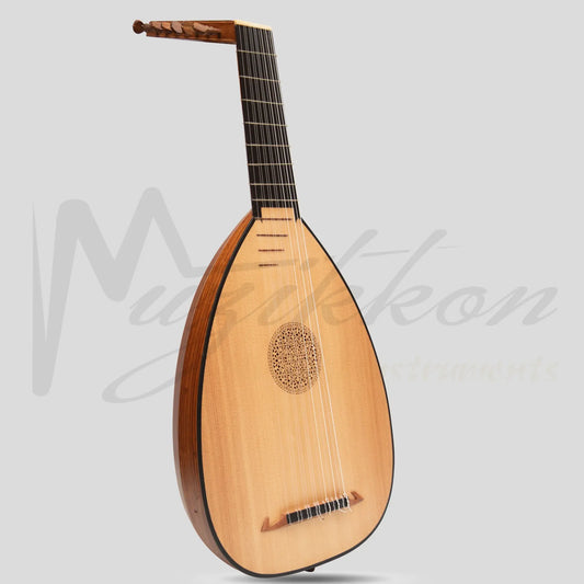 Muzikkon Descant Lute 7 Course Left Hand Rosewood