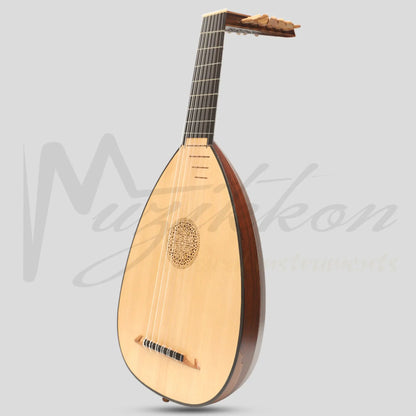 Muzikkon Descant Lute 7 Course Right Hand Rosewood