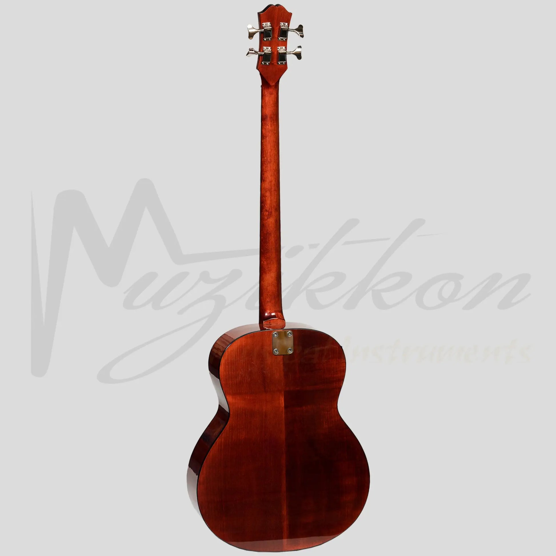 Muzikkon Electro Acoustic Jumbo Bass Guitar 4 String