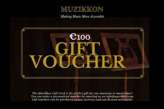 Muzikkon- Gift Voucher €100 Muzikkon