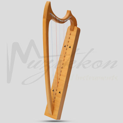 Muzikkon Gothic Harp 19 String Beechwood