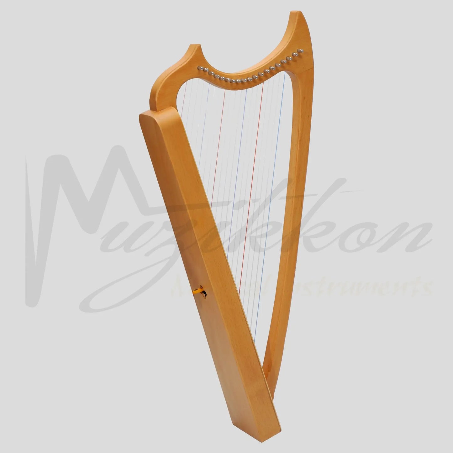 Muzikkon Gothic Harp 19 String Beechwood