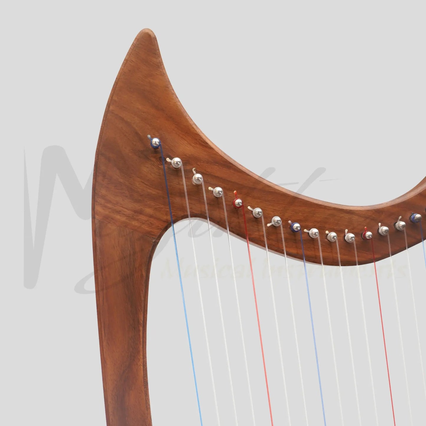 Muzikkon Gothic Harp 19 String Rosewood