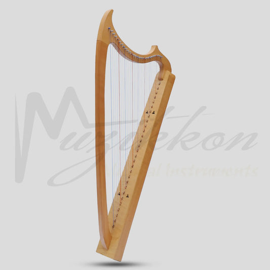 Muzikkon Gothic Harp 29 String Beechwood