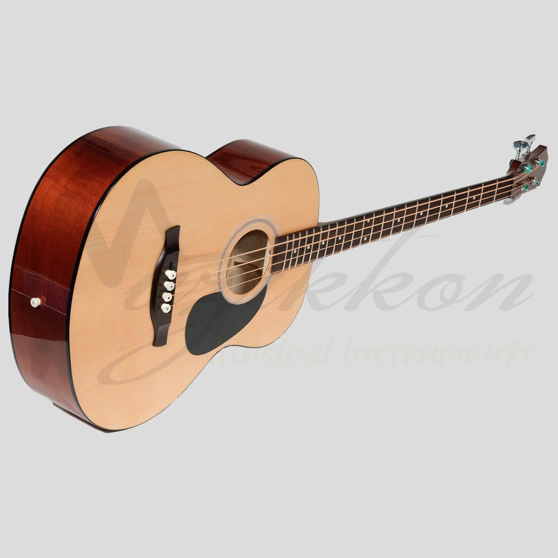 Muzikkon Jumbo Acoustic Bass Guitar 4 String