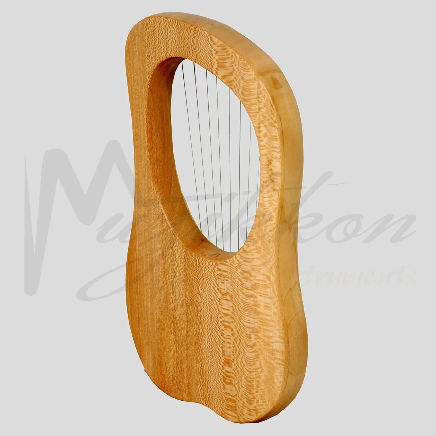 Muzikkon Lyre Harp 10 String Lacewood