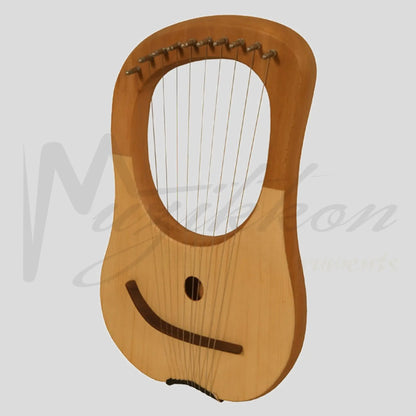 Muzikkon Lyre Harp 10 String Lacewood